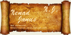 Nenad Janus vizit kartica